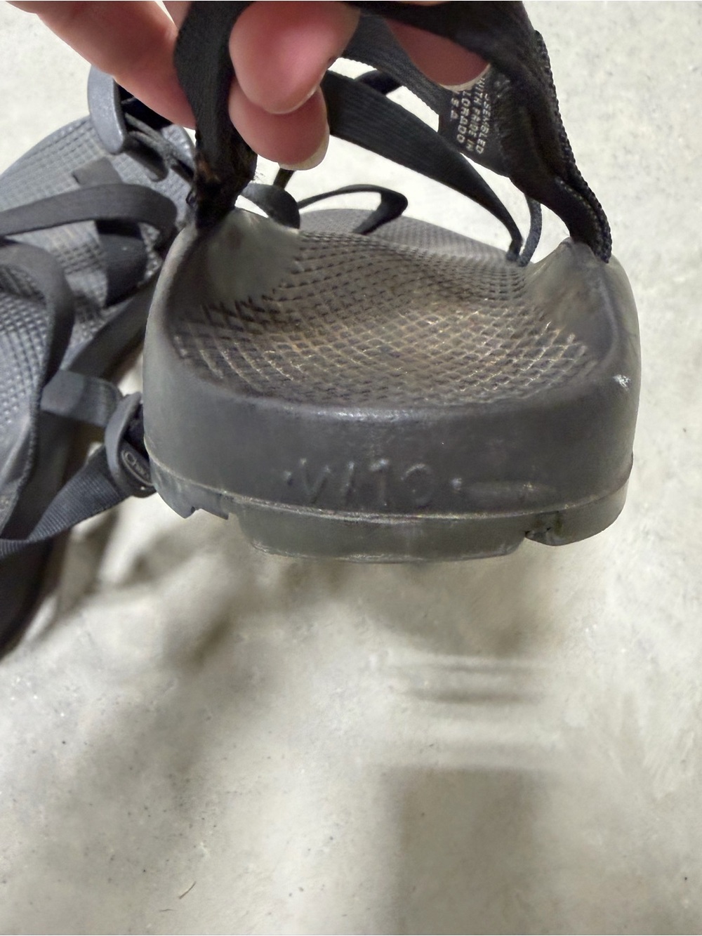 Chaco womens black outdoor waterproof hiking sandals size 10 - Picture 3 of 6